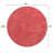 Asalia Solid Low-Pile Red Rug-50884426