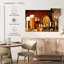 Vin et bière sur une impression sur toile-922499492