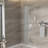 Finish Dual Shower Kit - 10 Inch Ceiling Mount With Rainfall Head And Handheld, Feature Included Square Rain Handheld Spray -Balanced Valve-121320267