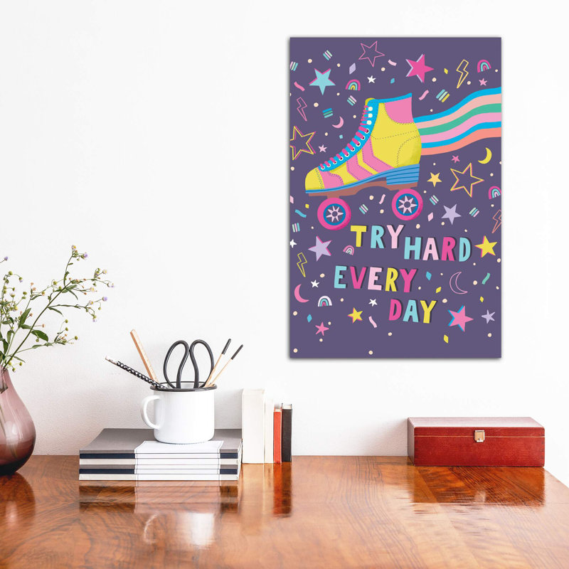 «Fun Pop I» par Nancy Mckenzie - impression d'art graphique, Toile tendue, H 60 po x l 40po x P 1,5 po