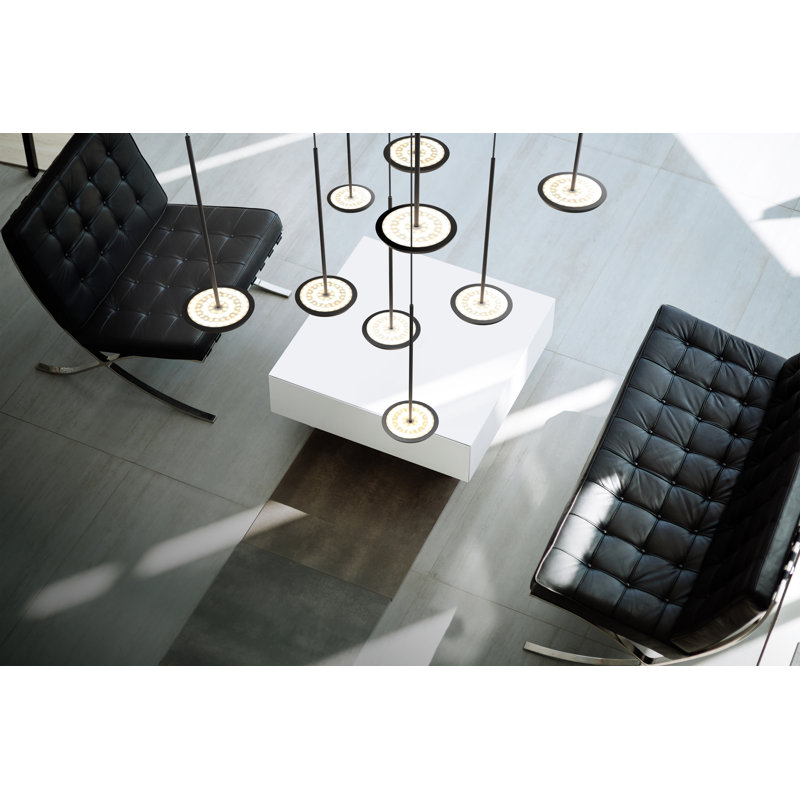 Lustre 13 lumières Sky Solo, Noir mat