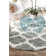 Beraun Faux Sheepskin Geometric Indoor Rug