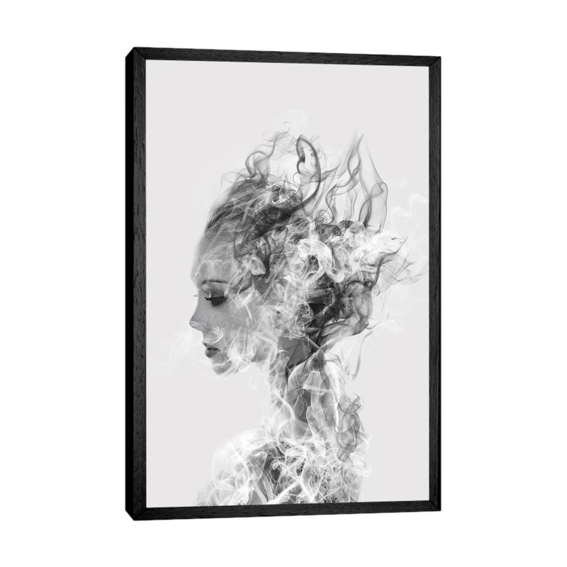 In Another World by Dániel Taylor - Print on Canvas, 101.6 cm H x 66.04 cm W, Black Framed