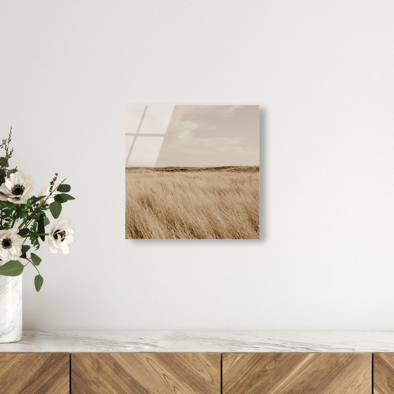 Golden Nature Print by Oliver Gal, 12" H x 12" W, High-Gloss Acrylic Print