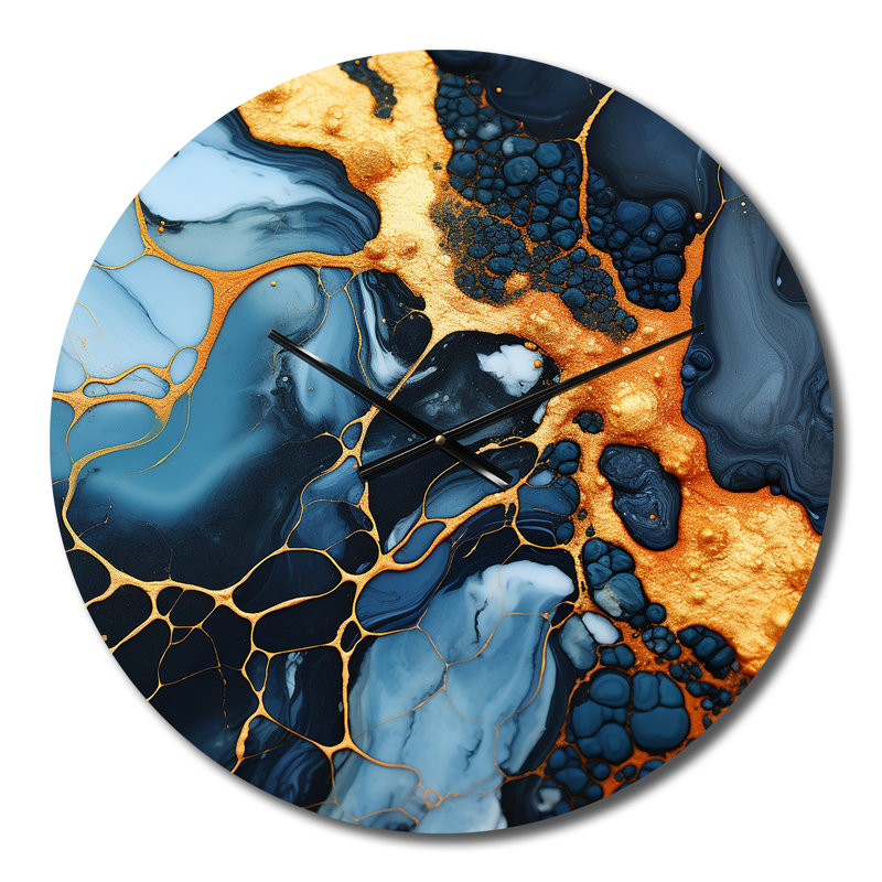 Horloge murale Lava Marble Art, Petit