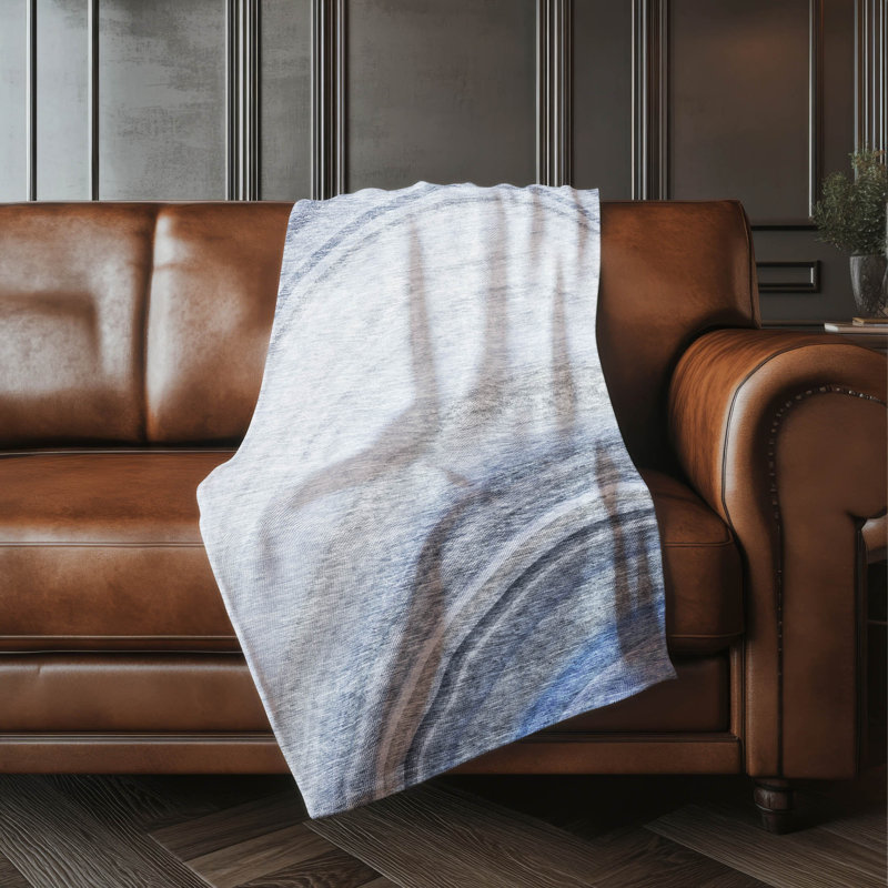 Jeté Sherpa ASB584, Bleu
