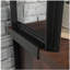 Huche avec porte barrister, finition brune