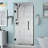Belmore 35" x 72" Hinged Frameless Shower Door-119276205-119276204