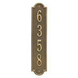 Richmond 1-Line Wall Address Plaque