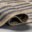 Tapis en jute à rayures inclinées Nalle-248642052