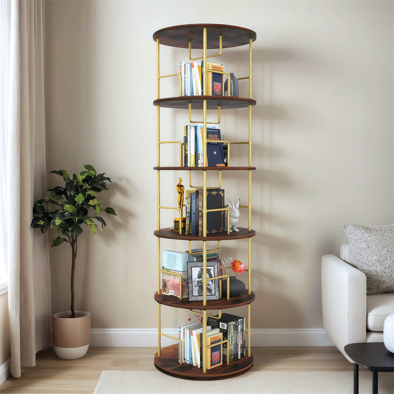 Bibliothèque rotative à 5 niveaux