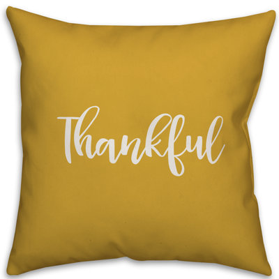  Coussin Thankful