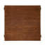 Table de bout carrée avec 2 tablettes, noyer