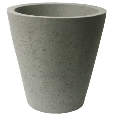 Emerson Self Watering Concrete Texture Pot Planter