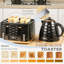 HOMCOM Kettle and Toaster Set 1.7L Rapid Boil Kettle & 4 Slice Toaster-157853666