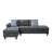 Dark Grey, 4 - Seat , Linen Upholstery, Hidden Storage Drawers, Coordinated Pillows, Modular Design, Flexible Home Decor Modern Grey With Material And Pillows For Extra Comfort, Reconfigurable Room-3851704