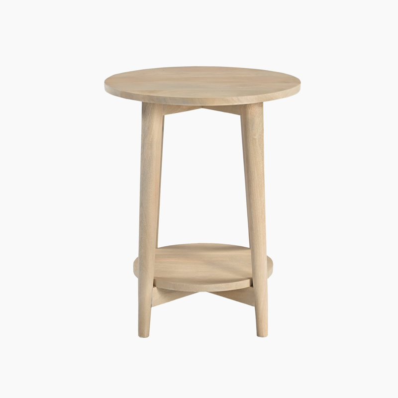 Solid Wood End Table