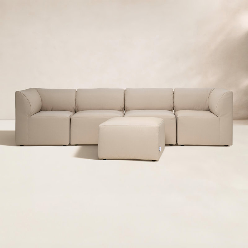 Big Joe Patio 6 Piece Outdoor Sectional, Bask Terra, 5