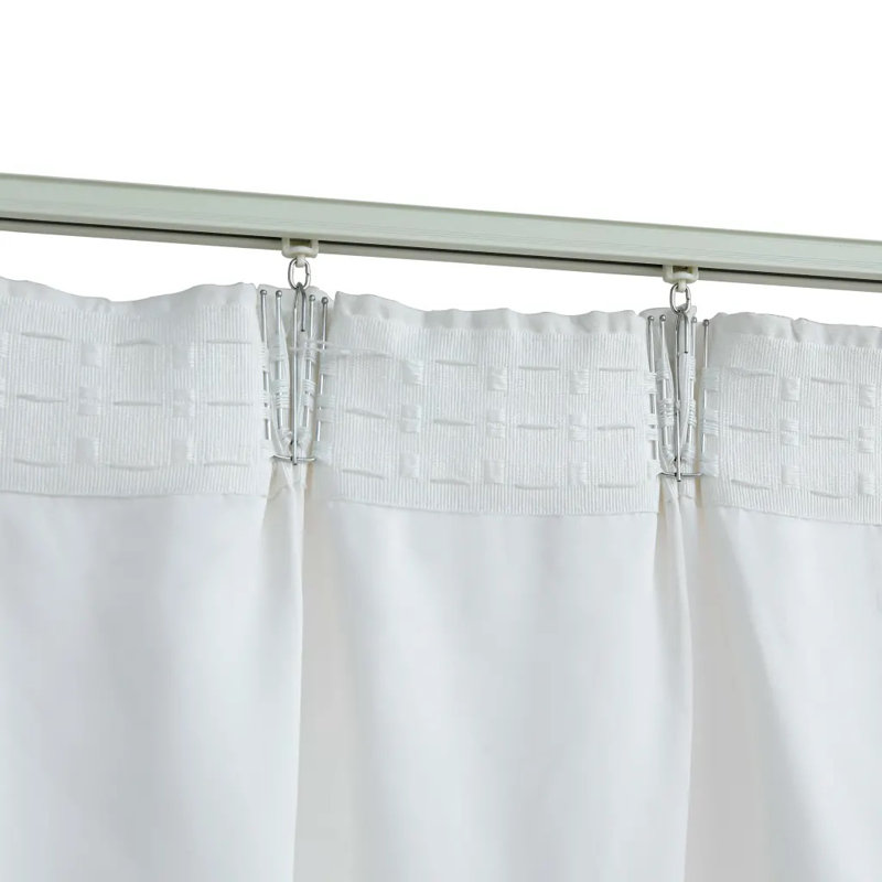 Kamrada Blackout Curtain Pair, 140 W x 245 D cm, White