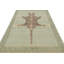 Rug & Kilim’S Distressed Tiger Skin Rug Design In Green With Pictorial-1888976929
