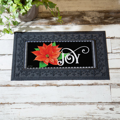 Joy Poinsettia Sassafras Switch Mat