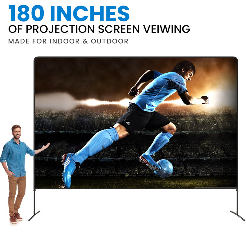 180 Inch Projector Screen with adjustable Height