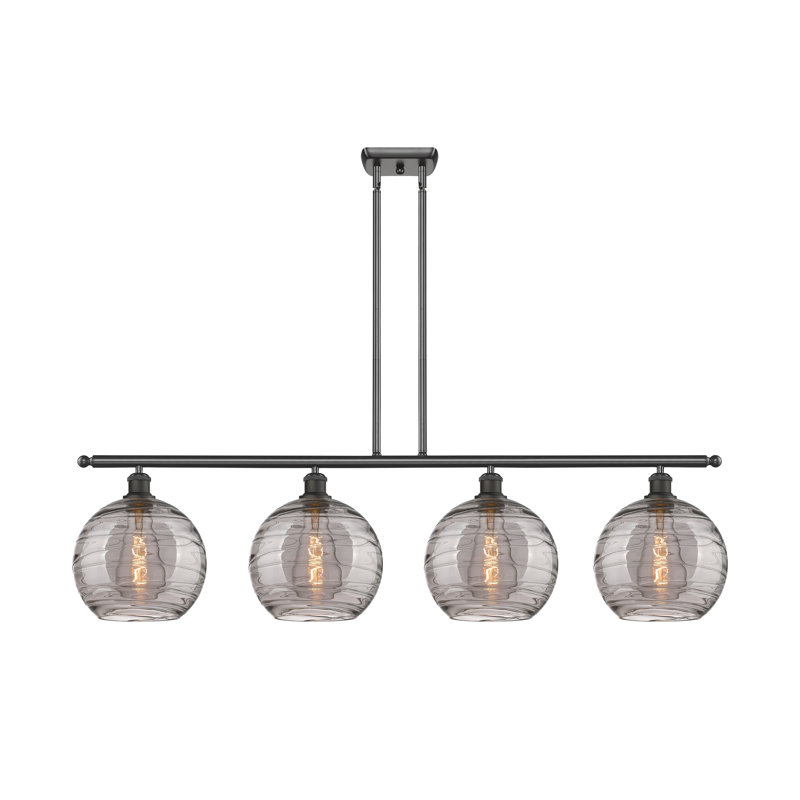Ellington 4 - Light Kitchen Island Pendant, Brushed Satin Nickel