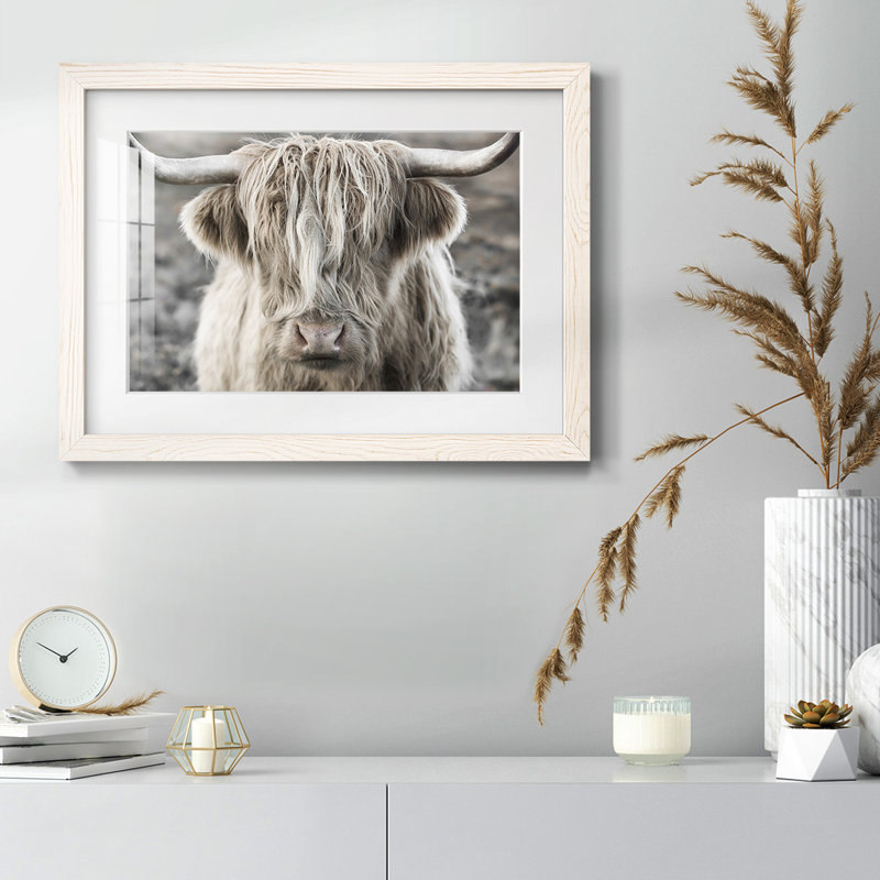 Highland Skye, reproduction d'art encadrée, H 18 po x l 26 po x P 1,5 po, Blanc