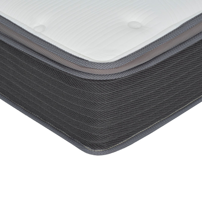 Matelas à ressorts ensachés et mousse viscoélastique imprégnée de gel, Très grand californien, 12"