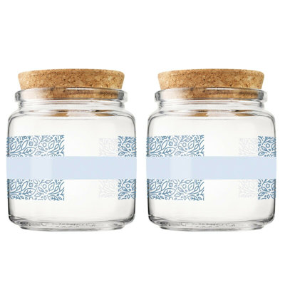 Glass Jar - Set of 2