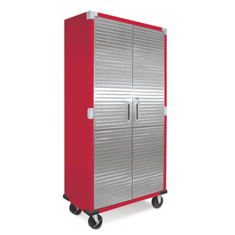 Armoire de rangement Seville Classics UltraHD, l 36 po x P 18 po x H 72 po, Rouge