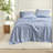 Hypoallergenic Blue Floral Bedding Sets, Soft Polyester Twin