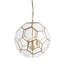 Amwell 3 - Light Antique Brass Sphere Pendant