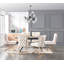 Yvelines Modern Velvet Dining Chairs - Ergonomic Velvet Upholstered Back with Stainless Steel Frame - Side Chair for Kitchen Living Room Dining Room-699648834-710523925