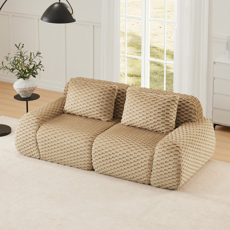 Canapé modulaire Boneless, Chameau clair