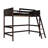 Solid Wood Loft Bed with Sturdy Ladder