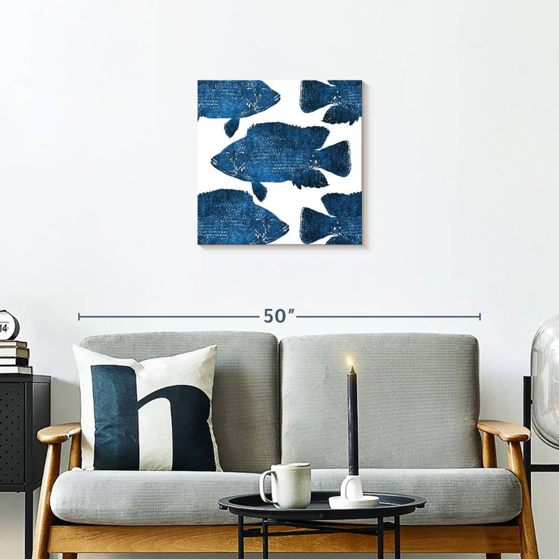 Brampt Fish Collage, 20" H x 20" W