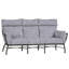 Majorca 83" Wide Outdoor Patio Sofa with Cushions-1542507519-1534037343