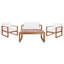 Ensemble de conversation en bois massif pour 4 personnes avec coussins Aneesha Tern-991389688-991389691