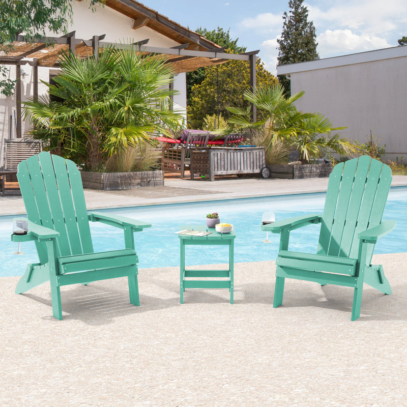 Adirondack pliable et résistant aux intempéries, Vert pomme