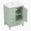 Meuble-lavabo de salle de bain avec rangement, tablette réglable