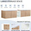 Meuble-lavabo de 84 po avec lavabo Moura Modern-121112300-121112304