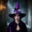 Décoration d'Halloween Chapeau de sorcière d'Halloween Déguisement de sorcière pour adultes-1168355670