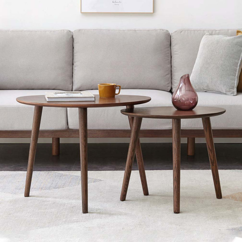 Table basse en bois massif