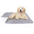 Iancarlo Geometric Fleece Pet Bed-371414416