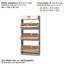 Brilon 18 Pair Solid Wood Shoe Storage Cabinet-742052991
