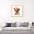 Toile avec cadre en bois beige n'est pas disponible