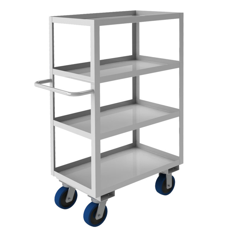 Chariot de réserve, 4 tablettes, H 53 po x l 36 po x P 18,13 po