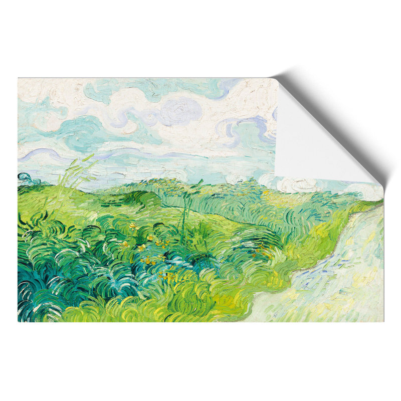 Green Wheat Fields by Vincent van Gogh - Frameless Print, 21cm H x 30cm W x 0.1cm D