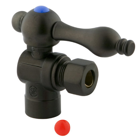 Robinet pour salle de bain à un trou Quarter, Bronze foncé